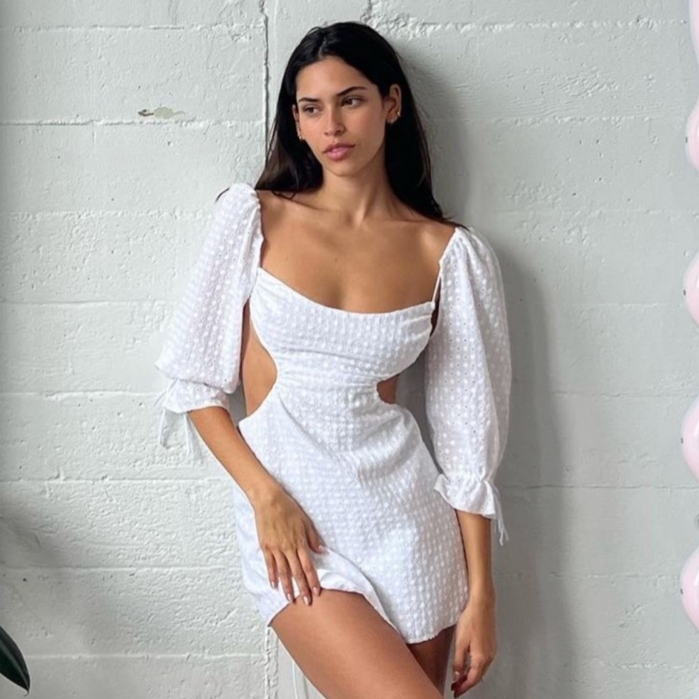 Are You Am I Faena White Eyelet Dress